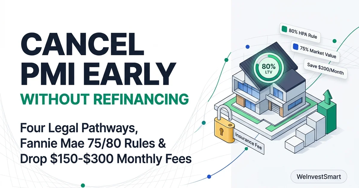 How to cancel private mortgage insurance early without refinancing Fannie Mae and Homeowners Protection Act guidelines