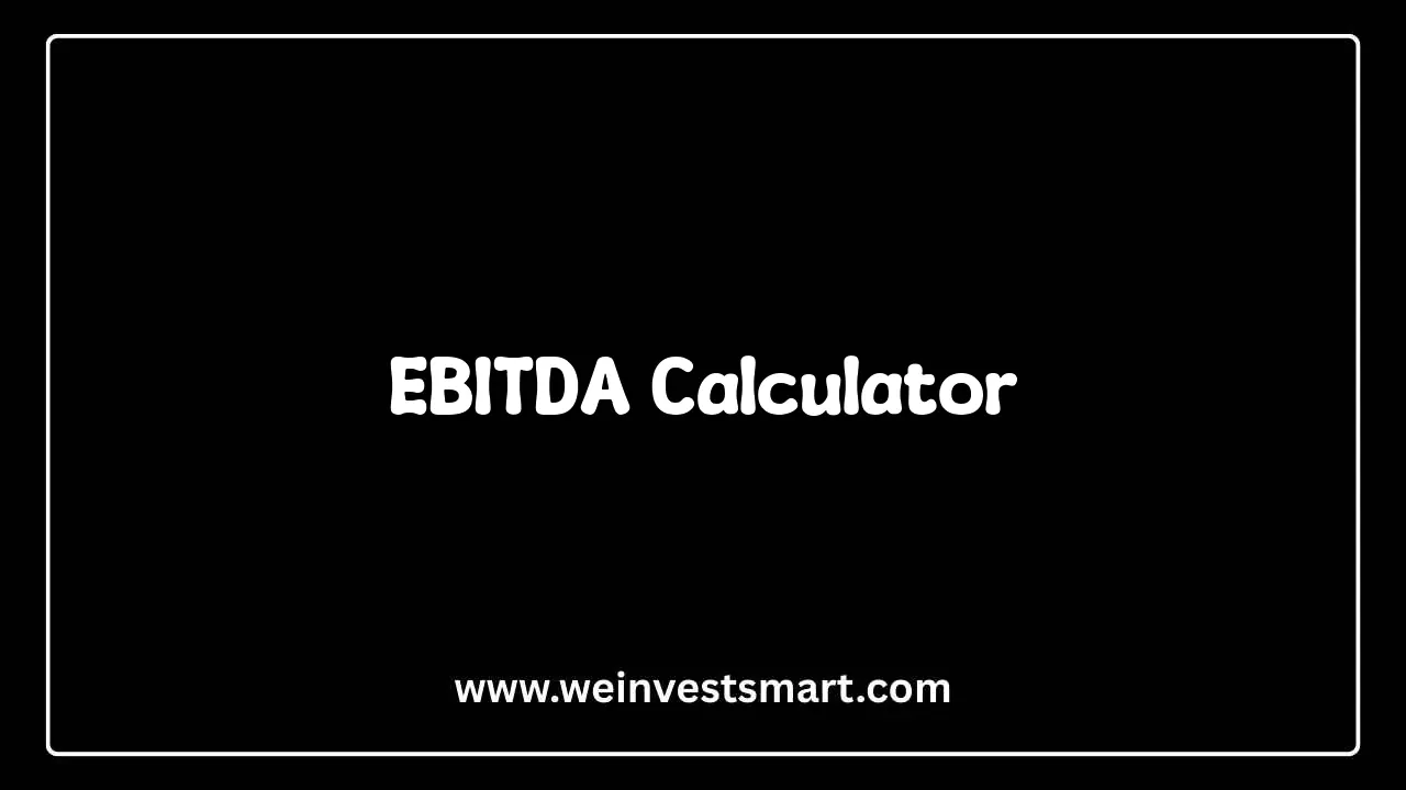 EBITDA Calculator Dashboard and Operating Cash Flow Metrics