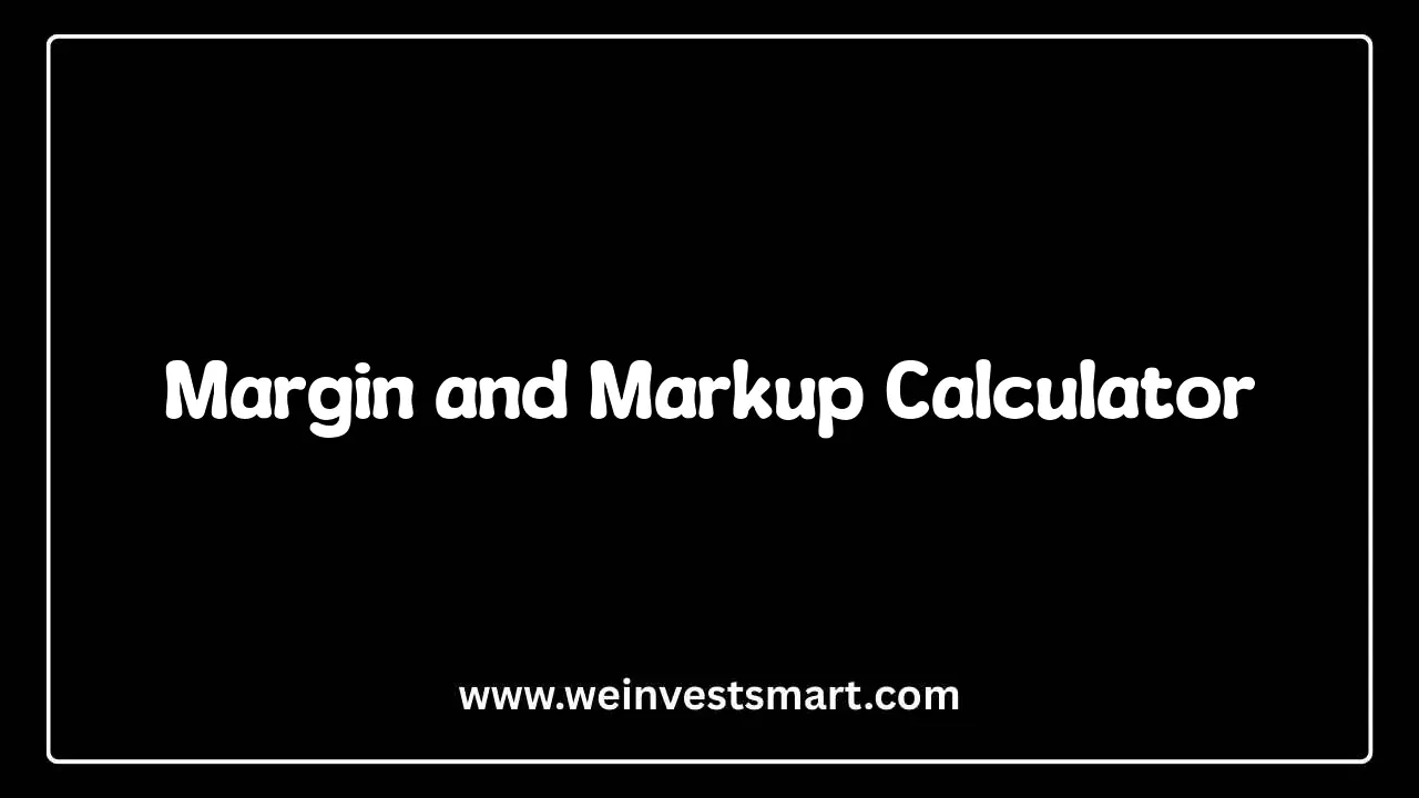 Margin and Markup Pricing Matrix Comparison