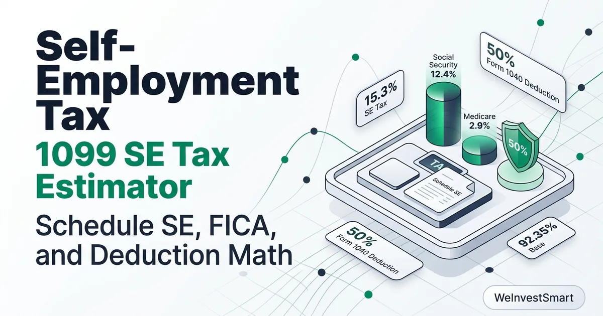 Self-Employment Tax Calculator Breakdown Diagram