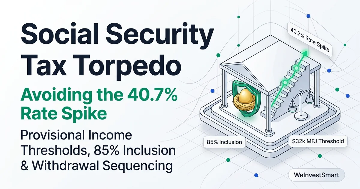 Social Security Tax Torpedo: Why Retirees Face 40.7% Tax Rates