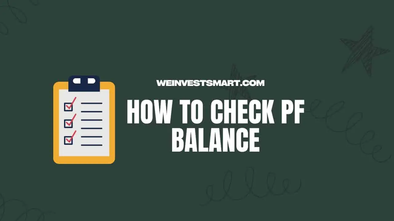 How to Check PF Balance