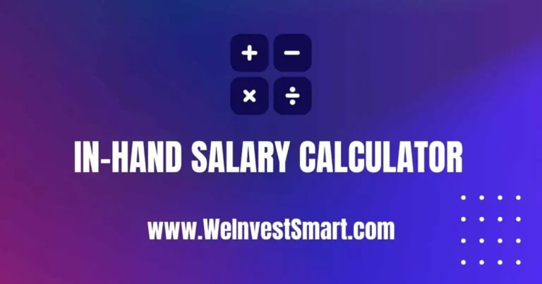 In-Hand Salary Calculator: Take Home Salary Per Month After PF, Bonus and Deductions