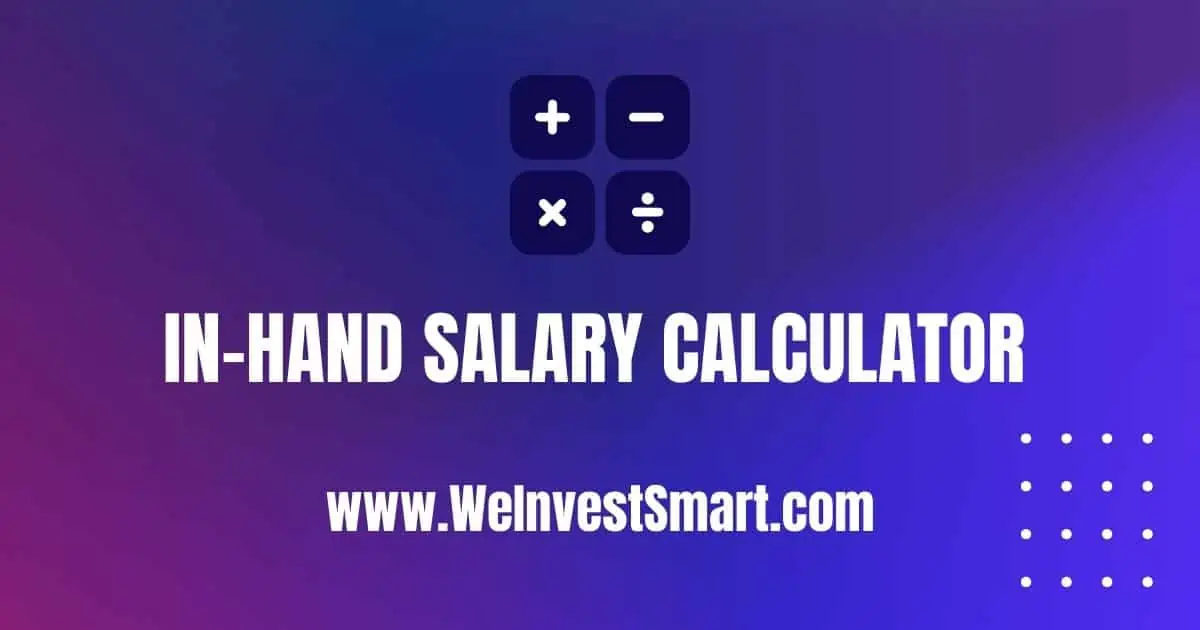 In-Hand Salary Calculator - Take Home Salary After PF, Bonus and Deductions